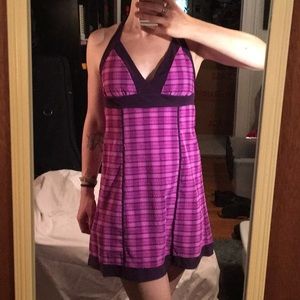 Pink/Purple Halter Beach Cover Up